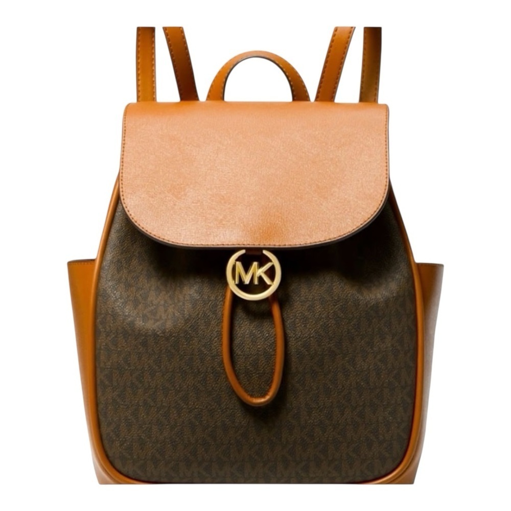Michael Kors Tan and Brown Women's Backpack